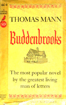 Buddenbrooks by Thomas Mann, 1953, Pocket GC-3, 2nd, VG