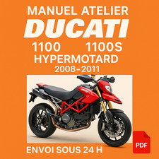 Manuel Atelier Ducati Hypermotard 1100 1100S 2008-2011 Revue Moto RMT CD PDF