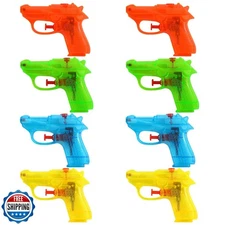 SULOLI Water Guns for Kids, 8 Pack Small Squirt Water Guns Plastic Blasters f