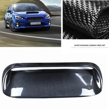 Carbon Fiber Front Air Scoop Bonnet Vent Cover For Subaru Impreza 11th 2015-2020 Carbon Fiber Front Air Scoop Bonnet Vent Cover For Subaru Impreza 11th 2015-2020