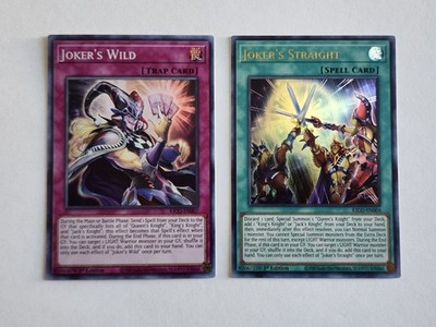 Joker's Straight, Ultra Rare. Joker's Wild, Super Rare. KICO. 1st Edition. LP.