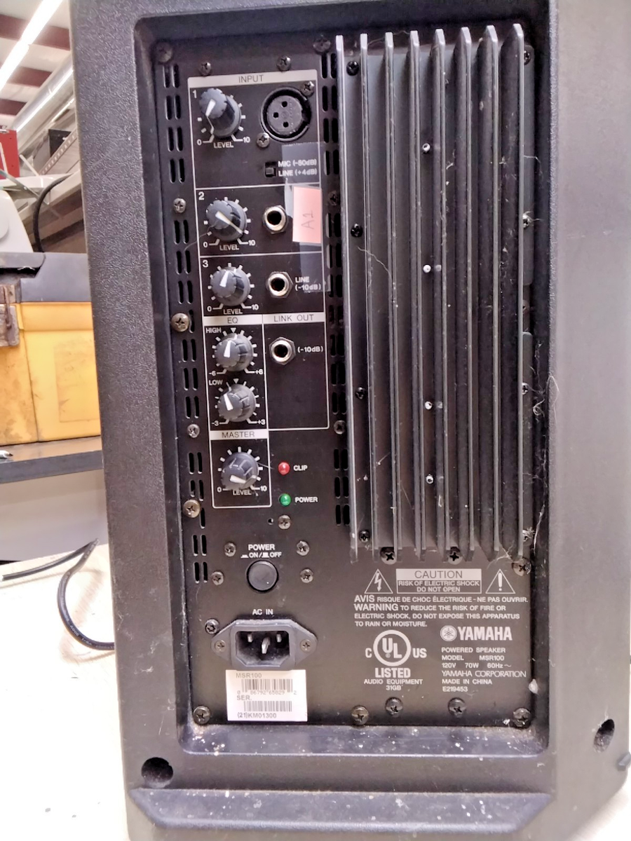 Yamaha PA Speaker Model MSR100 | eBay