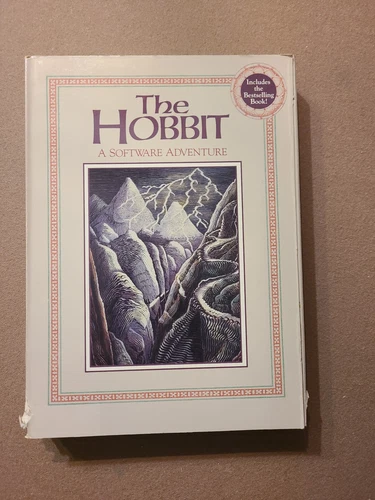 Commodore 64 The Hobbit Adventure CIB Complete TESTED Includes Book - see pics