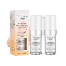 Color Changing Foundation 0.5 Fl Oz 2 Pack for Color Correction Even Skin