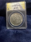 Sliver 1921 Morgan Dollar AU 50 VAM-3