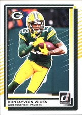 2025 Donruss Dontayvion Wicks #295 Green Bay Packers FREE SHIPPING
