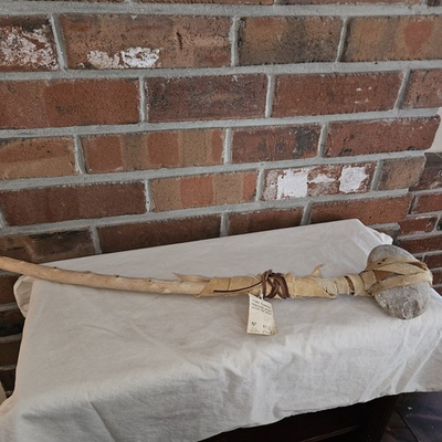 #ad Plains Native American Sioux War Club From Famous Tobe Turpen NM Trading Post $168.00