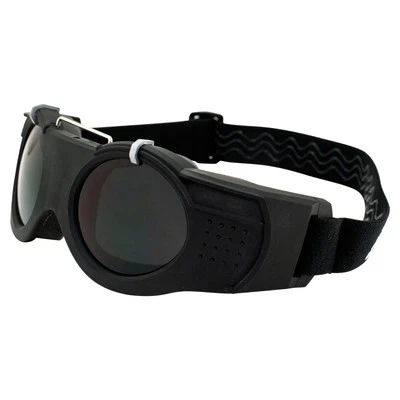 Birdz Eyewear Steam-Punk Motorcycle Goggles Premium Eye Protection with Dark