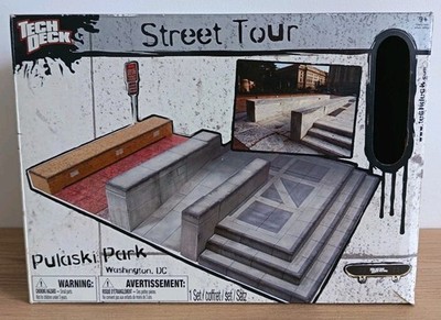 Tech Deck Street Tour Pulaski Park Ramp And Rail Washington DC - ohne Skateboard