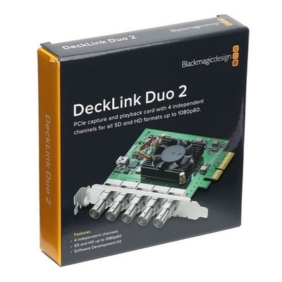 BlackMagic Design DeckLink Duo 2 PCIe Capture/Playback Card