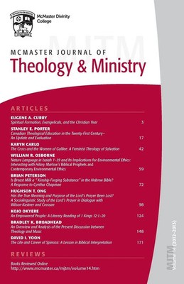 Lois K. Dow | McMaster Journal of Theology and Ministry | Taschenbuch | Englisch