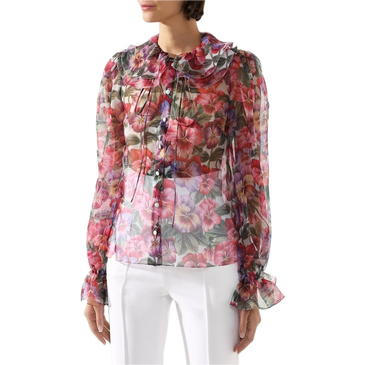 Dolce&Gabbana Silk Multicolor Tops for Women for sale | eBay