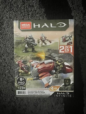 Halo MEGA CONSTRUX Infinite Hijacked Ghost (BRAND NEW / SEALED!)