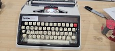 Old Vintage Brother Echelon 77 Tabulator Typewriter with Case thumbnail