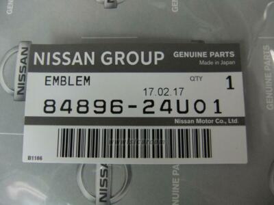 NISSAN SKYLINE GT-R BCNR33 EMBLEM TRUNK LID V-SPEC 84896-24U01