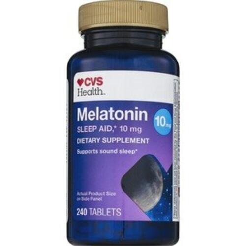 CVS Health Melatonin 10 MG Tablets, 240 ct - Bild 1 von 1
