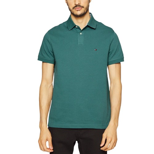 Tommy Hilfiger Polo de Hombre Shirts1985 Corte Normal Informal Algodón Golf - Imagen 9 de 102