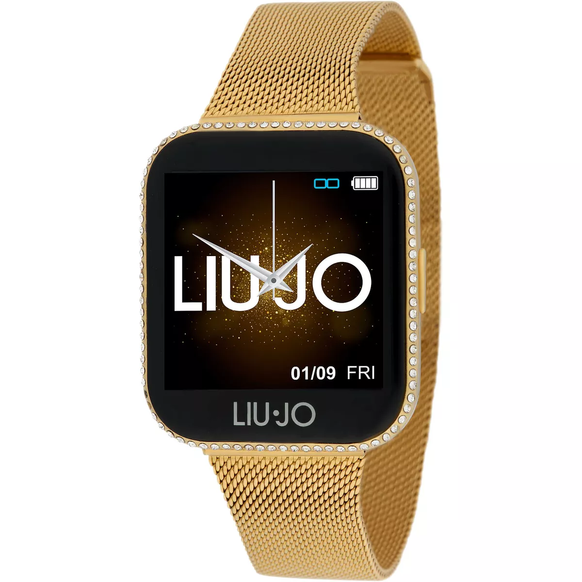 Womens Smartwatch LIU JO LUXURY 2.0 SWLJ079 Steel Mesh Touchscreen Swarovski