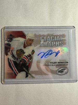K172,791 - 2005-06 Upper Deck Ice Glacial Graphs #GGTA Tyler Arnason Auto