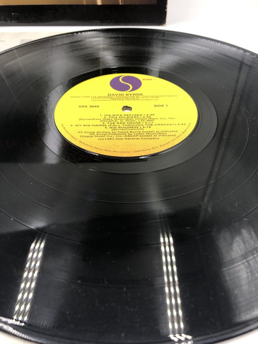 David Byrne- Songs From Of “The Catherine Wheel” 1981 Vinyl LP
