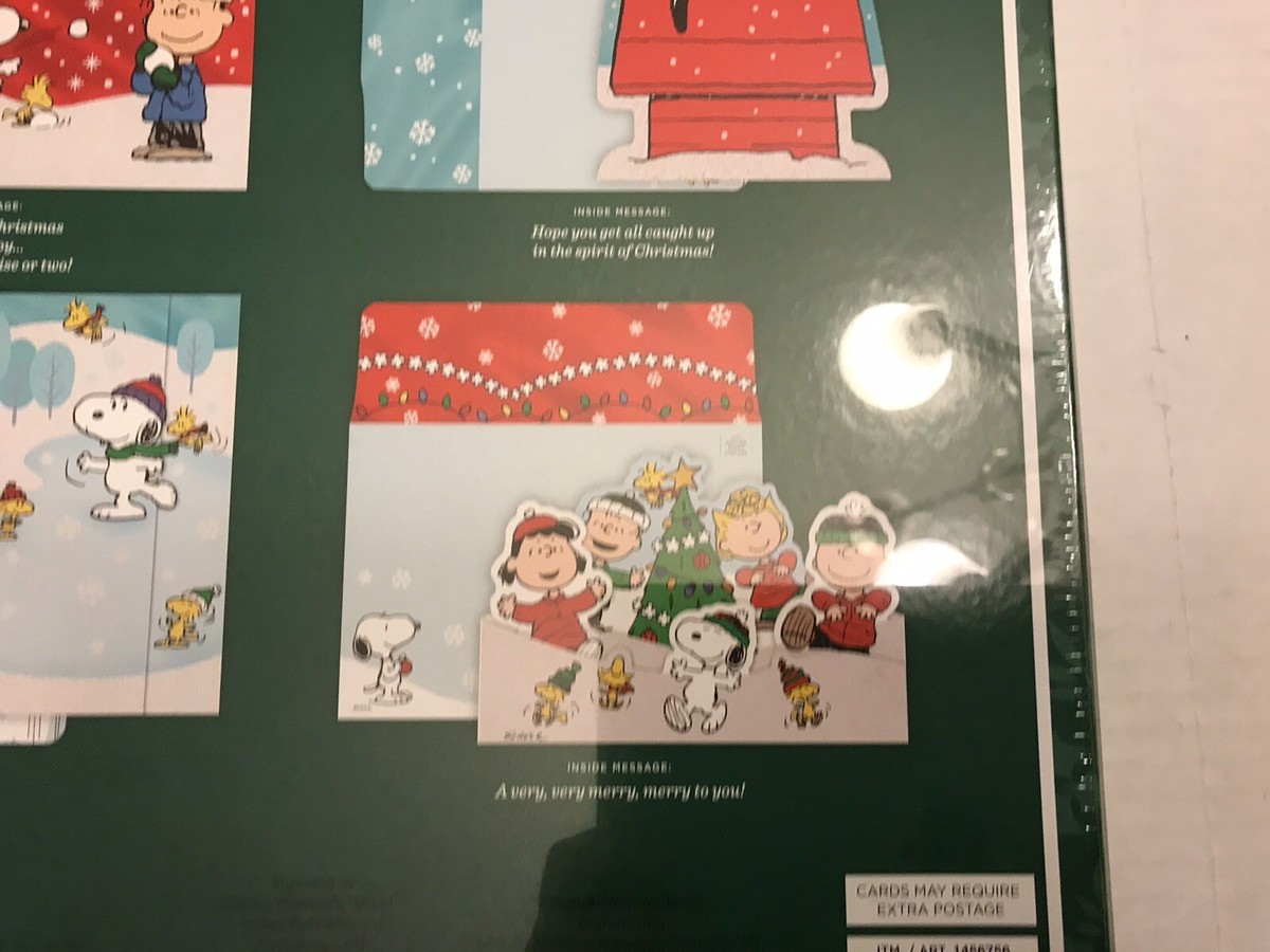 Hallmark Signature Weihnachtskarten Mit Snoopy | 10 Karten Mit Umschlägen | „Hope Your Season Is Filled With Holiday Happiness“
