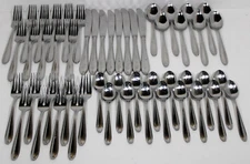 52 Pce. Stanley Roberts/Rogers Co. COURTSHIP Stainless - Fork, Knife, Spoon