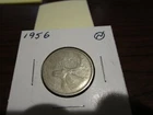 1956 - Canada - Silver 25 cent - Canadian quarter