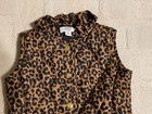 Toddler Girls Size 4T CROWN & IVY Brown Leopard Puffer Vest — photo 2