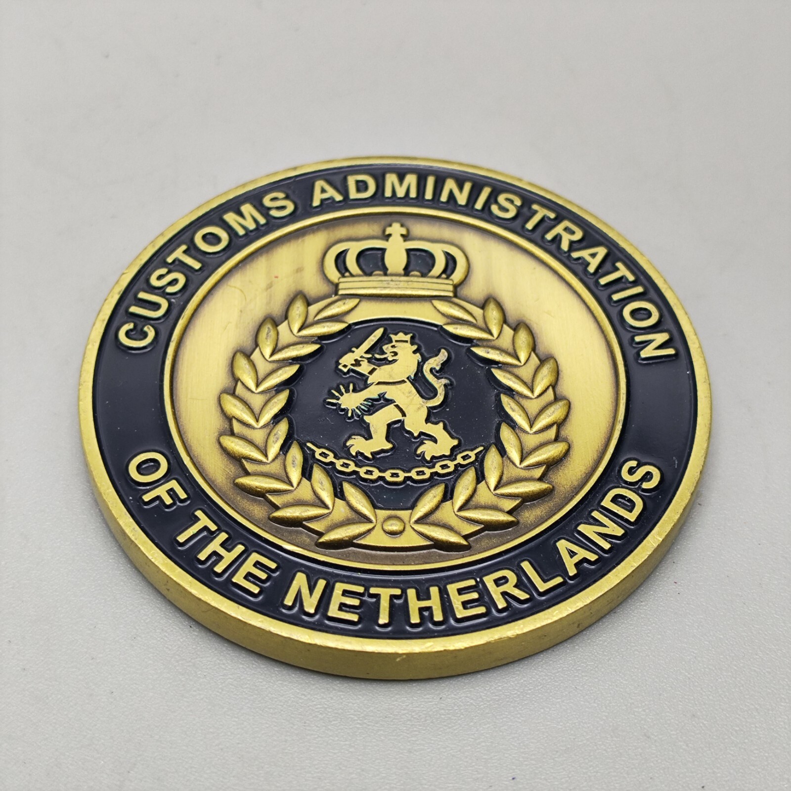Customs Administration of the Netherlands Challenge Coin
