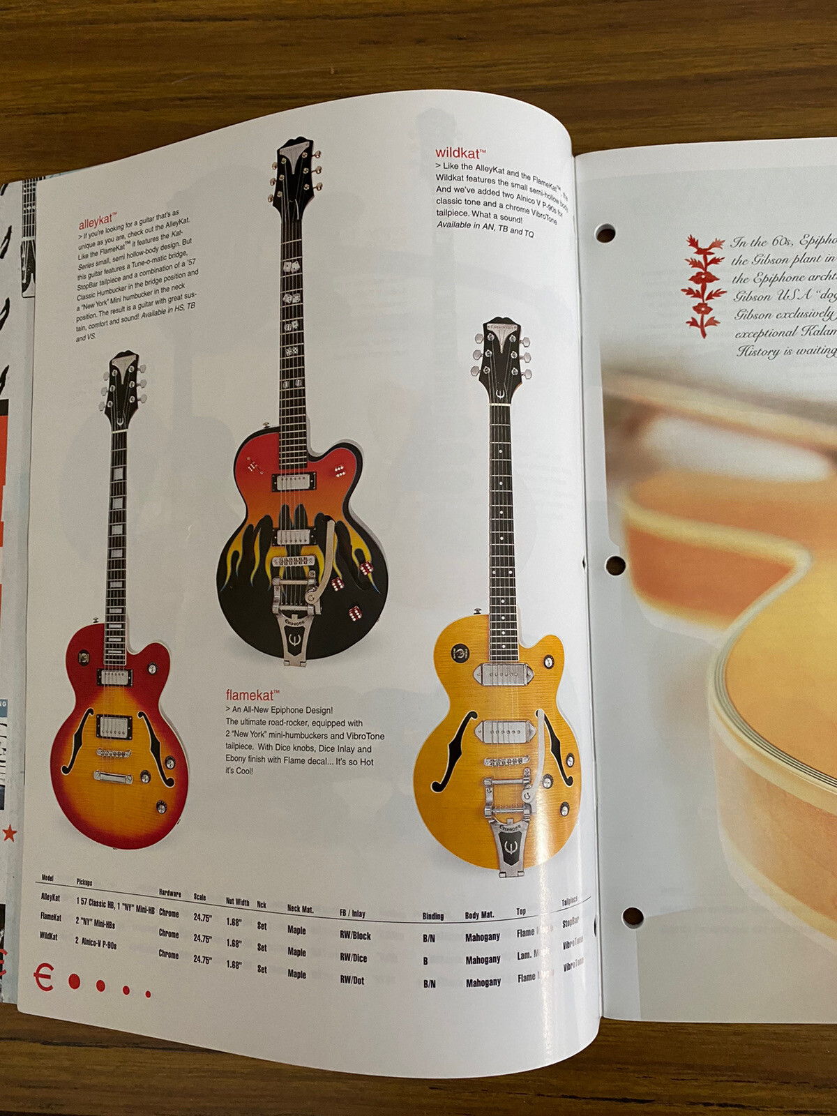VINTAGE MUSICAL INSTRUMENT CATALOG 10084 2002 EPIPHONE GUITARS eBay