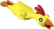 Chicken Squeaker dog toy Pet Sport NaturFlex Medium 9.25"