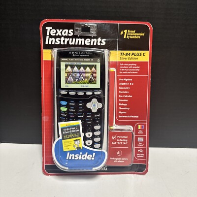 Texas Instruments TI-84 Plus C Silver Edition Graphing Calculator - NIB