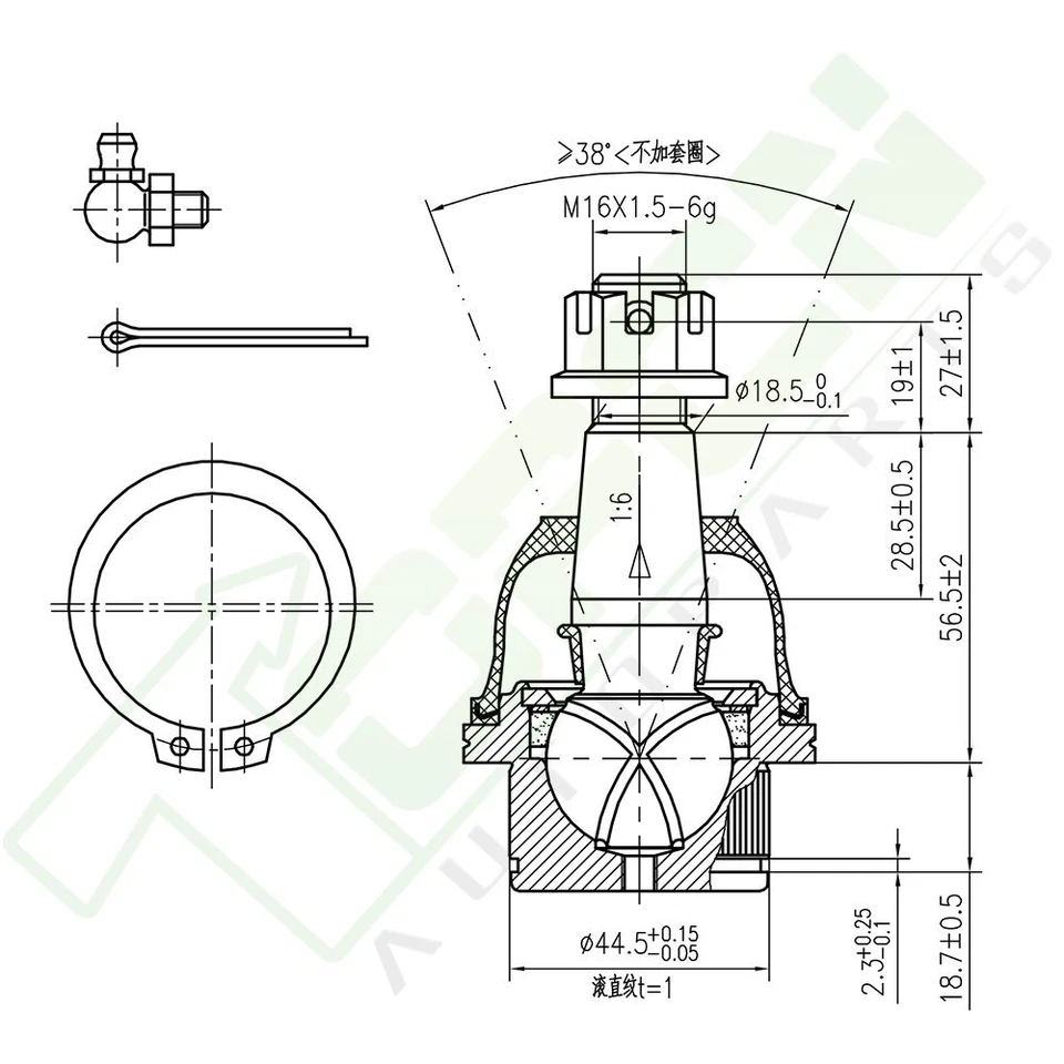 Suspension Kit 10 Front Wheel Bearing For 2003-13 Chevy Express GMC Savana 1500 Foto 2 de 4