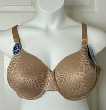 Vanity Fair Beauty Back Smoother Full Figure Bra 44DD Honey Beige Lace 76380 New