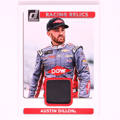 Austin Dillon 2018 NASCAR Panini Donruss Racing #RR-AD Firesuit Relic Card