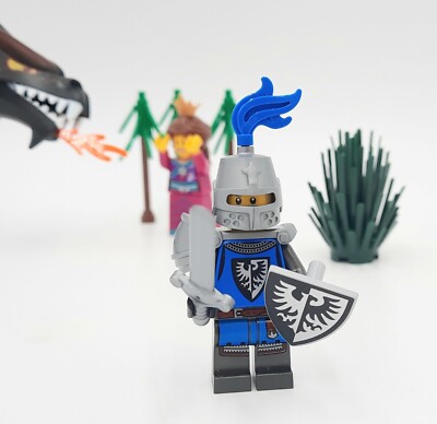 Lego Ritter Figur Falke Falkenritter Zubehör Burg Knights Castle Schild Waffe