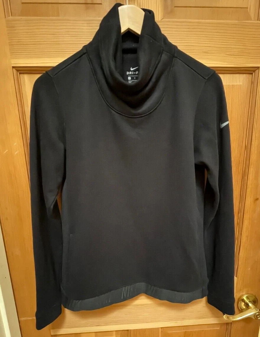 Nike metallic club cowl pullover long sleeve sweatshirt clearance
