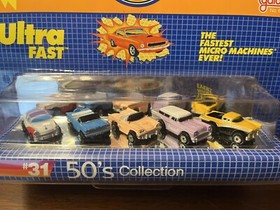 GALOOB MICRO MACHINES 31 50'S COLLECTION NEW ON CARD VINTAGE Cruise Classic Cars