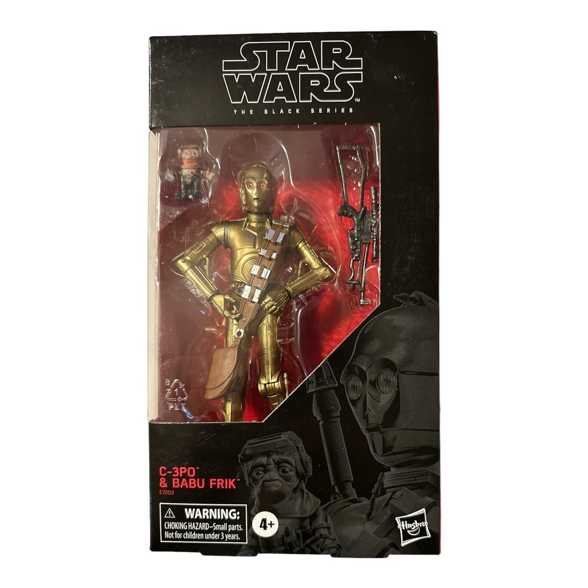 Star Wars C-3PO & Babu Frik the Anzellan Figure Black Series 6in