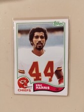 1982 Eric Harris Chiefs Topps Card 117 Free Shipping
