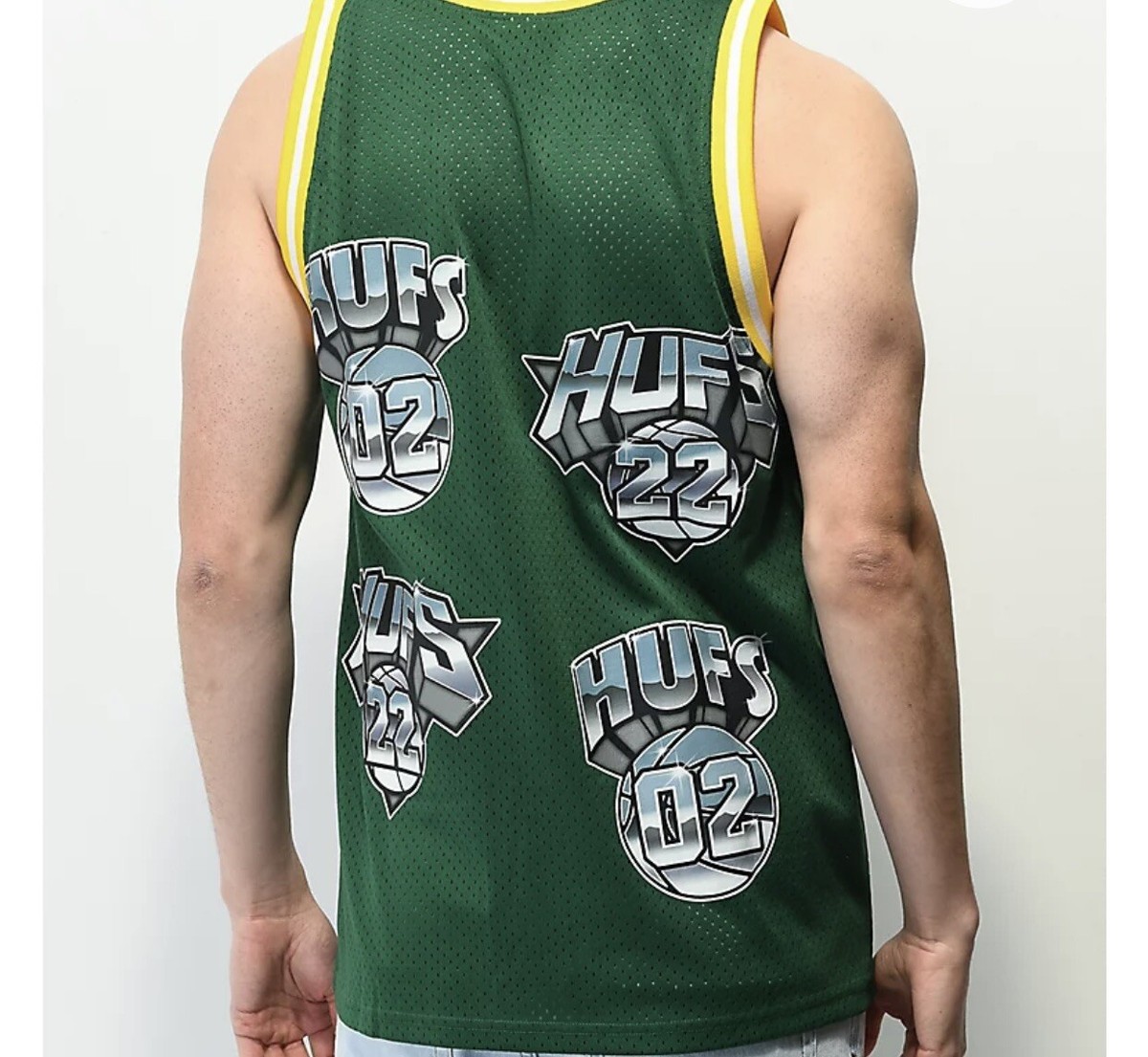 HUF バスケットボールウェア タンクトップ グリーン XL s-l1200.jpg
