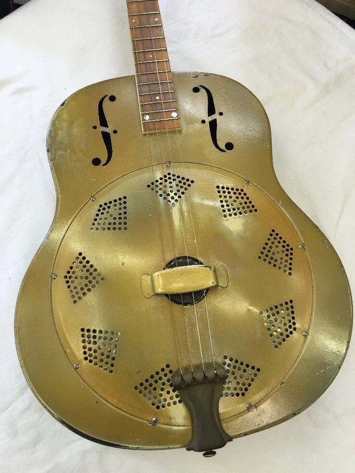 National Triolian 1929 Years Acoustic Guitar Tenor Guitar Used Working - Image 2 of 4