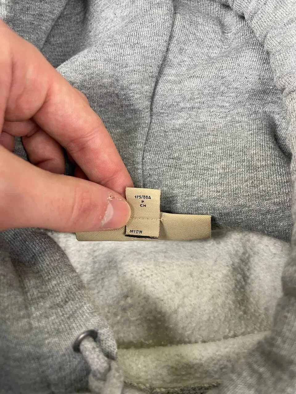 Burberry London England Felpa con Cappuccio Grande Logo Lusso Uomo Taglia S Grigio