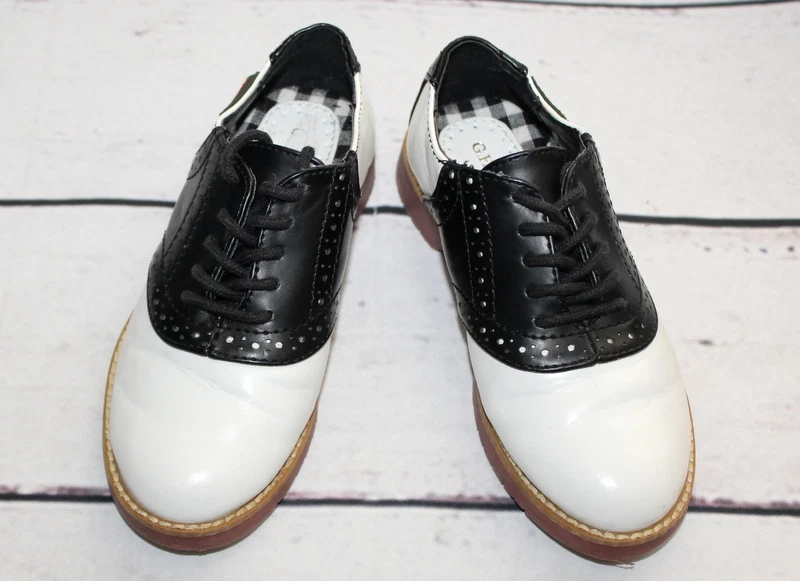 STACY ADAMS Dress Formal Black Office Oxford Tie Uniform Shoes Boy Size 11 - Image 2 of 3