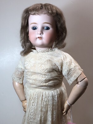 23  Antique German Cuno, Otto & Dressel Bisque COD 1912 Doll SL Eye Brunette #SF