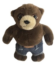 Kids Preferred Smokey the Bear Plush Doll Stuffed Animal 2005 Tag 8  X 5  NO HAT