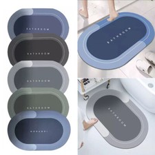 Super Absorbierende Badematte Bad Dusche Teppich Antirutsch Weichschaummatte