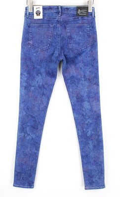 DENHAM Spray W28/L32 Women Jeans Blue Cotton Stretch Super Tight 