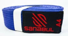 Sanabul Brazilian Jiu Jitsu Belt BJJ Blue Size A4 NIP