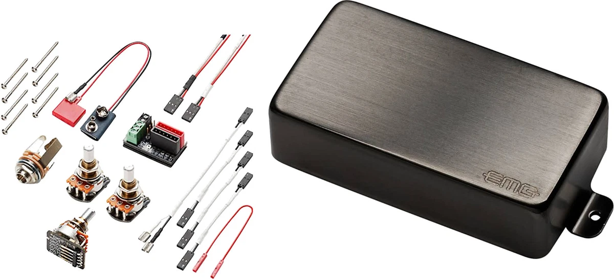 EMG 60 MetalWorks Active Ceramic Humbucker Guitar Pickup Brushed